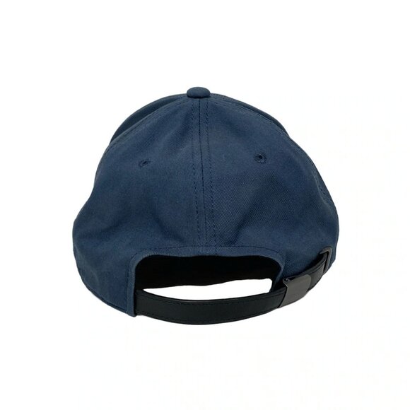 Auth COACH - Navy Black Cotton Leather Hat - Picture 11 of 11